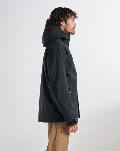 Five Season Recycled Waterproof Jacket - Black - Studio Model