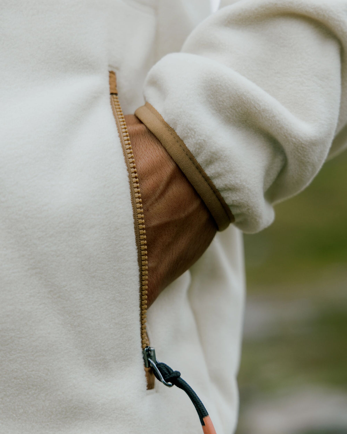 Dusk Polartec® Fleece - Oatmeal - Lifestyle