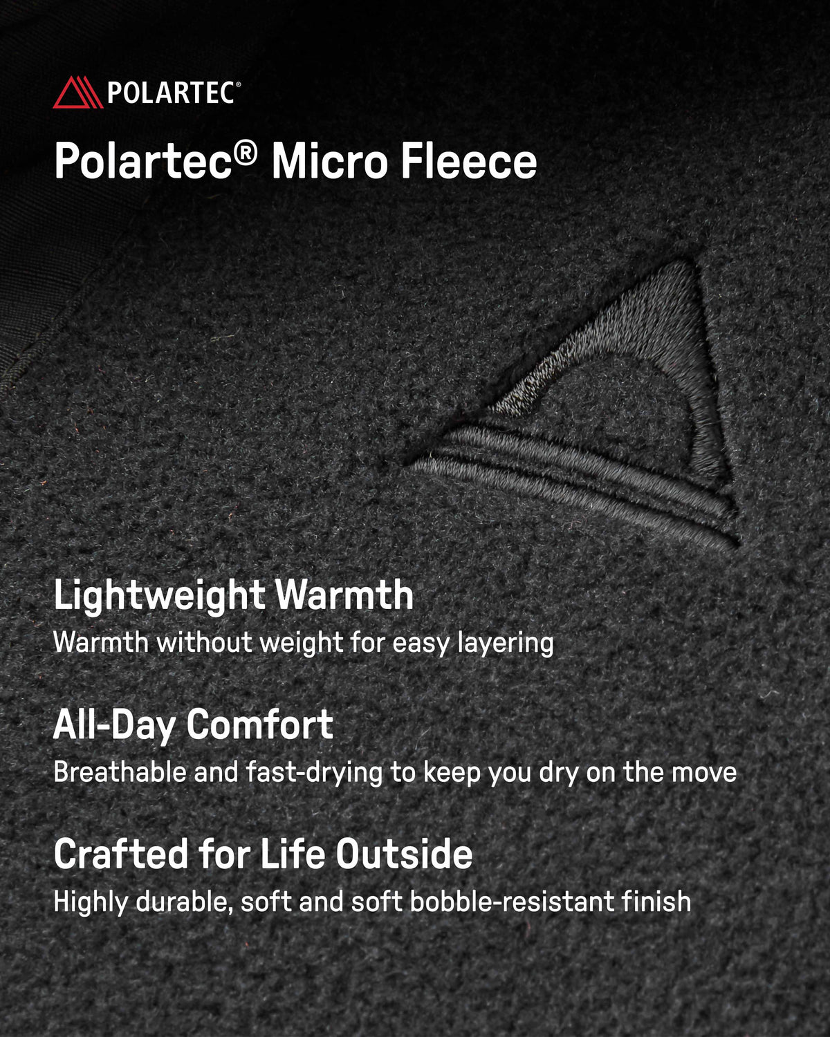 Woodland Hoodless 1/2 Zip Polartec® Fleece - Caramel/Blue Steel