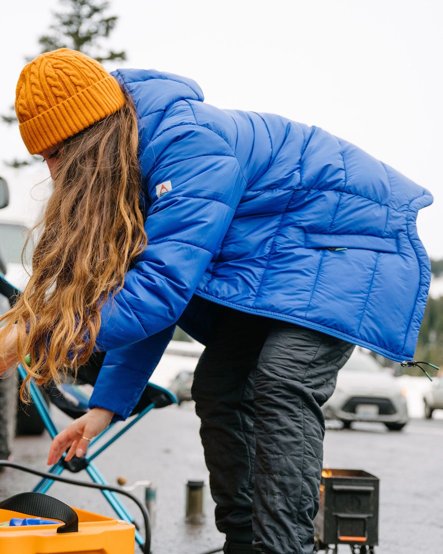 Kai Recycled Insulated Jacket - Azure Blue