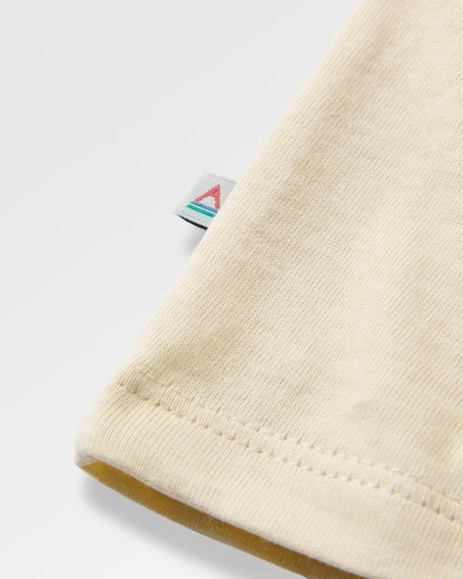 Patches Recycled Cotton T-Shirt - Birch - Flatlay