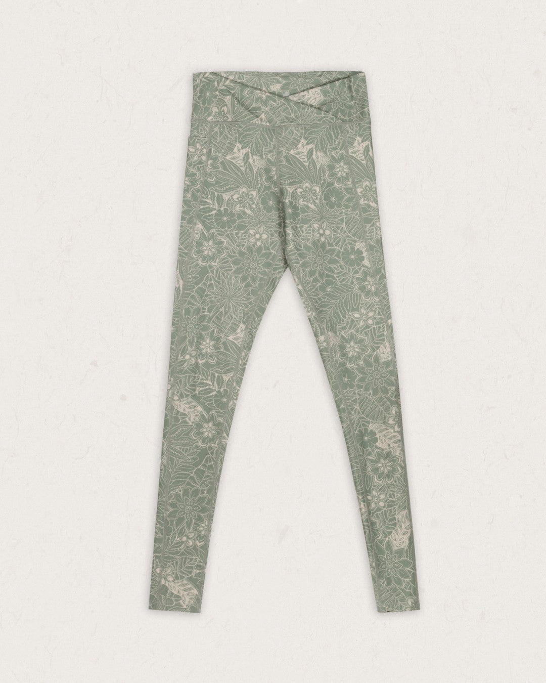 Fresh Air Recycled Leggings - Pistachio Floral