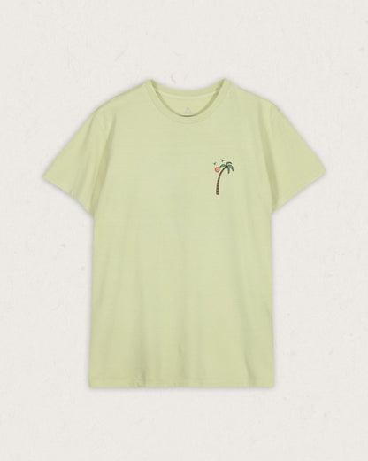 Sundaze Oversized Recycled Cotton T-Shirt - Tender Greens