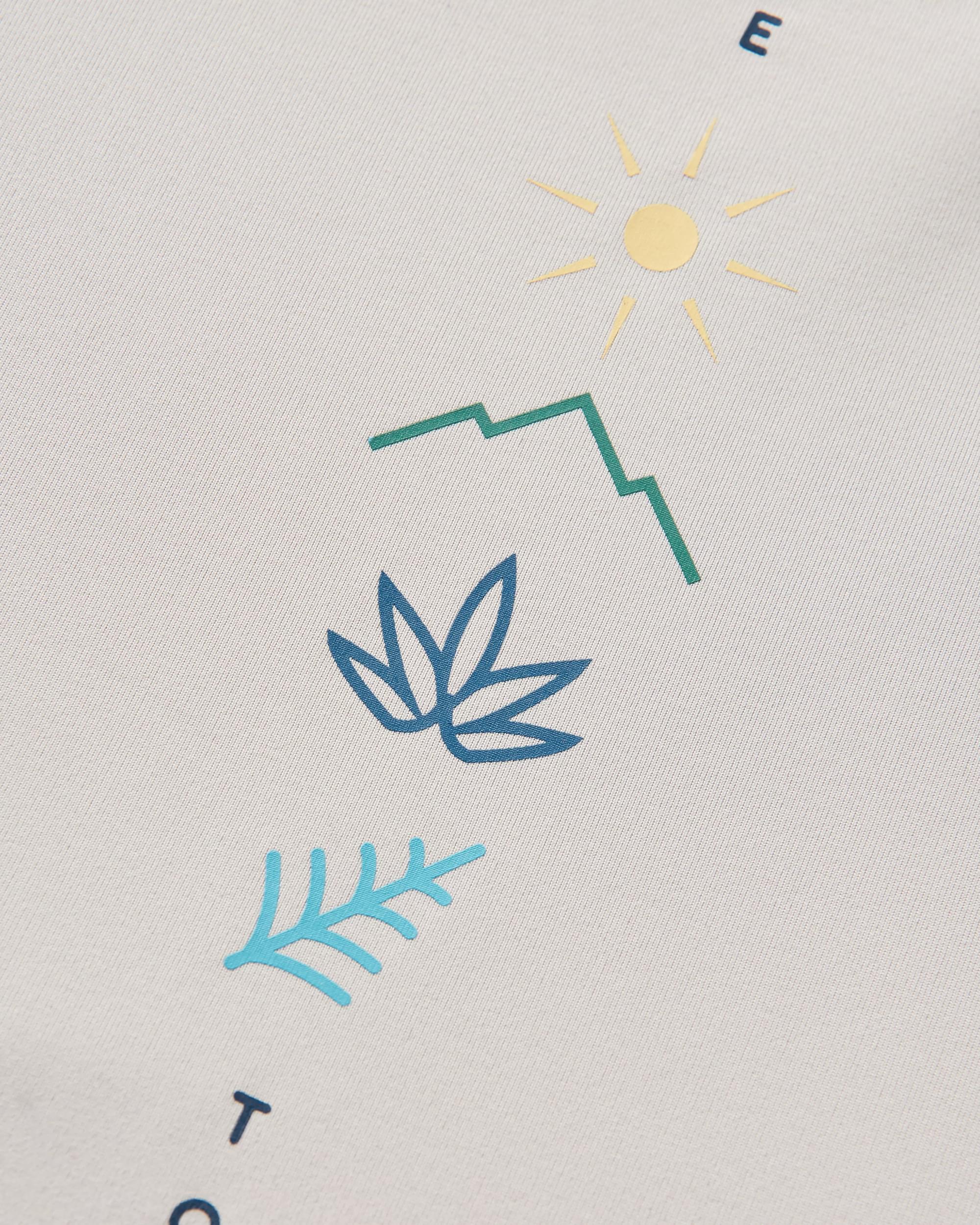 Align Active Recycled T-Shirt - Vintage White - Flatlay