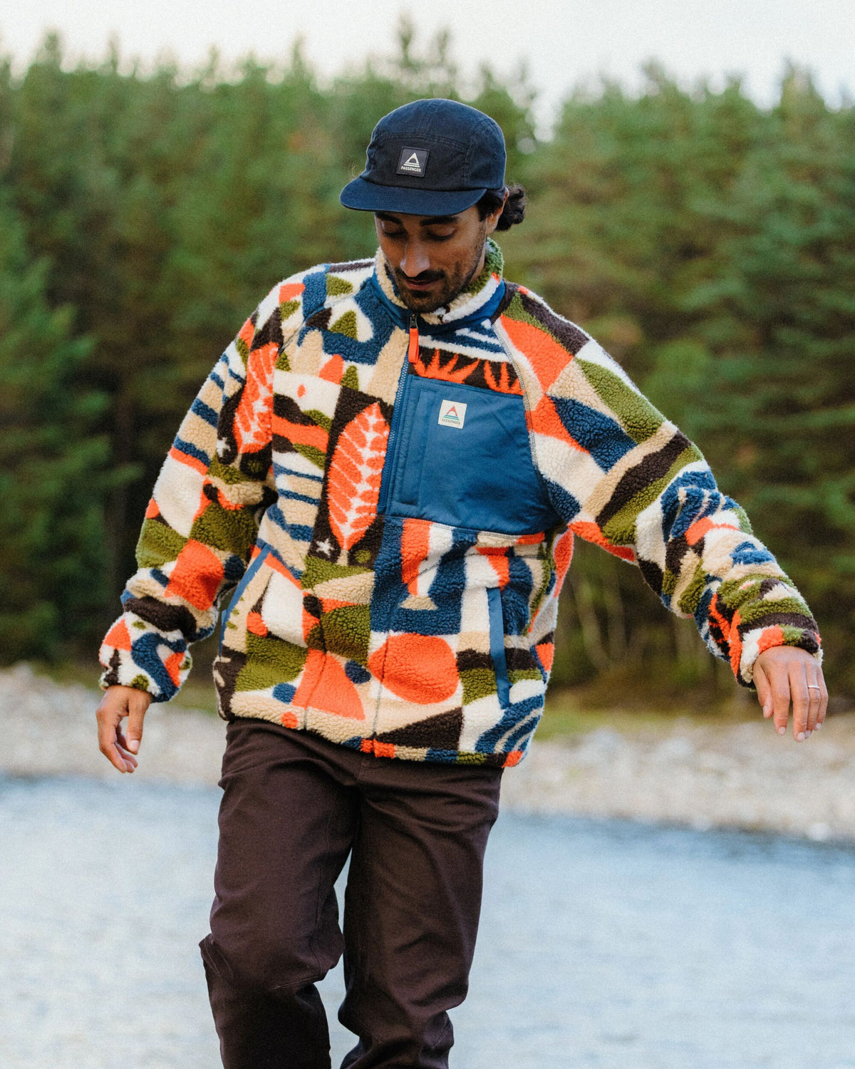 Offroad Sherpa 1/2 Zip Fleece - Lost On Purpose Khaki - Lifestyle