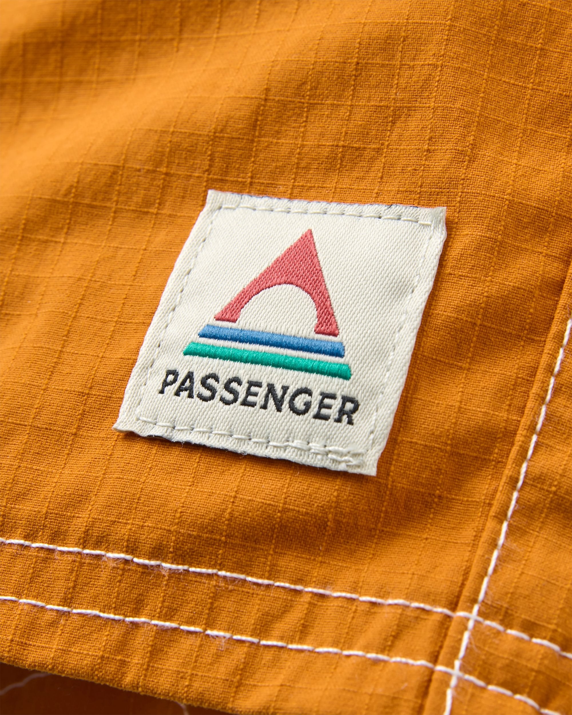 Searcher Longer Line 10" Boardshort - Retro Orange - Flatlay