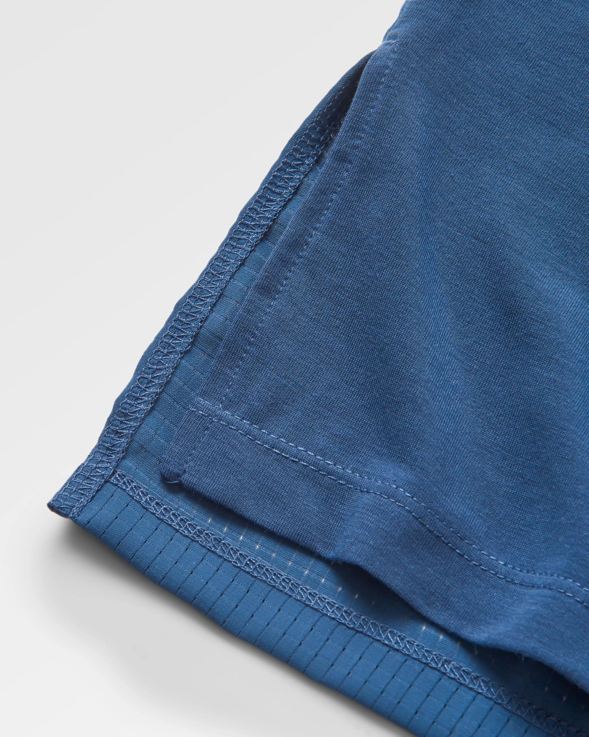 Lotus Recycled Active LS Top - Dark Denim - Flatlay