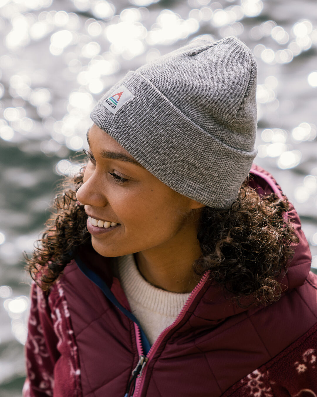 Core Recycled Low-Top Beanie - Grey Marl - Lifestyle - Female