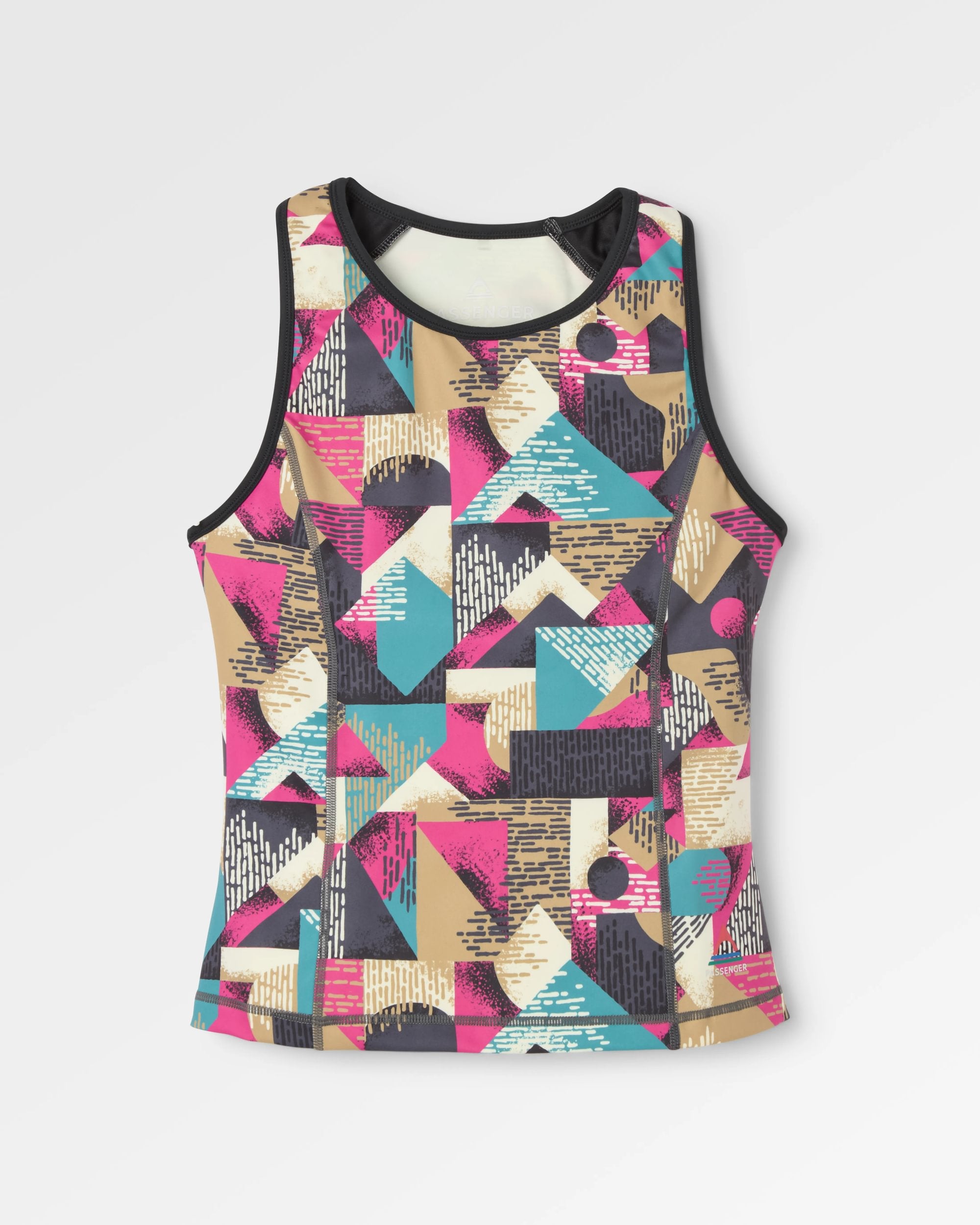 Solscape Active Vest  - Mosaic Mountain Charcoal - Flatlay