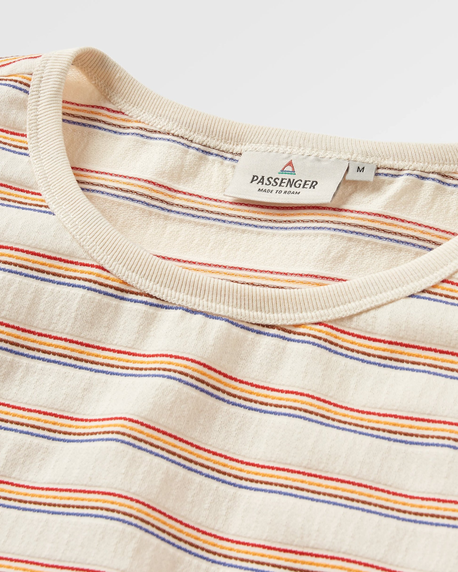 Retro Vibes Organic Cotton T-Shirt - Retro Stripe