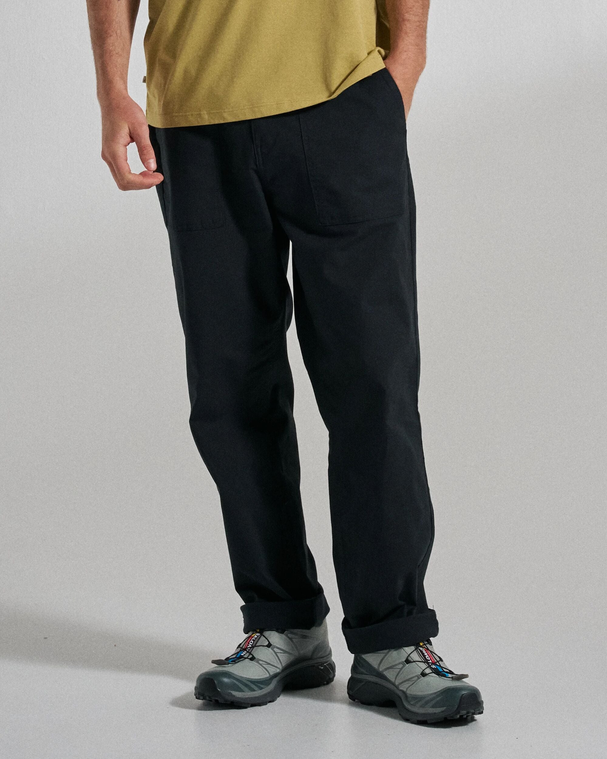 Kimmer Ripstop Cotton Trouser - Black - Studio Model