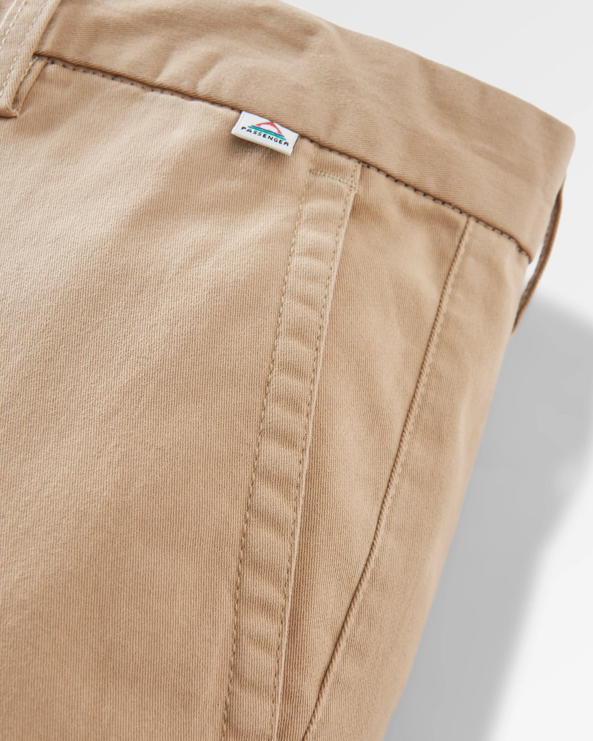 365 Organic Cotton Trouser - Chinchilla Brown - Flatlay