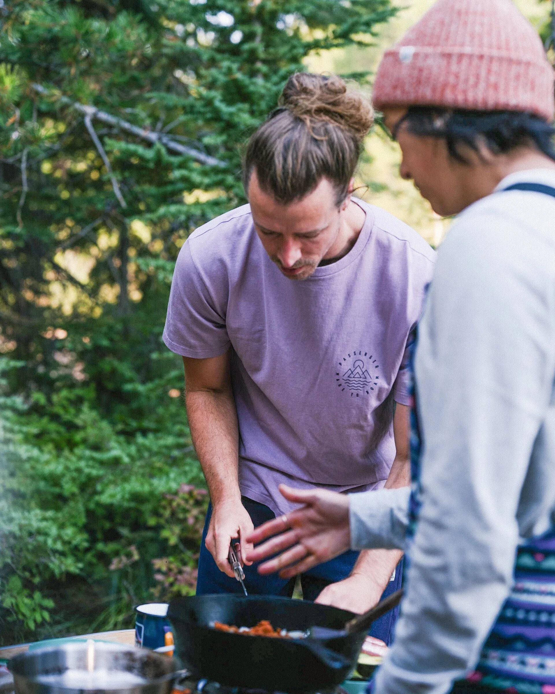 Escapism Recycled Cotton T-Shirt - Dusty Lilac - Lifestyle