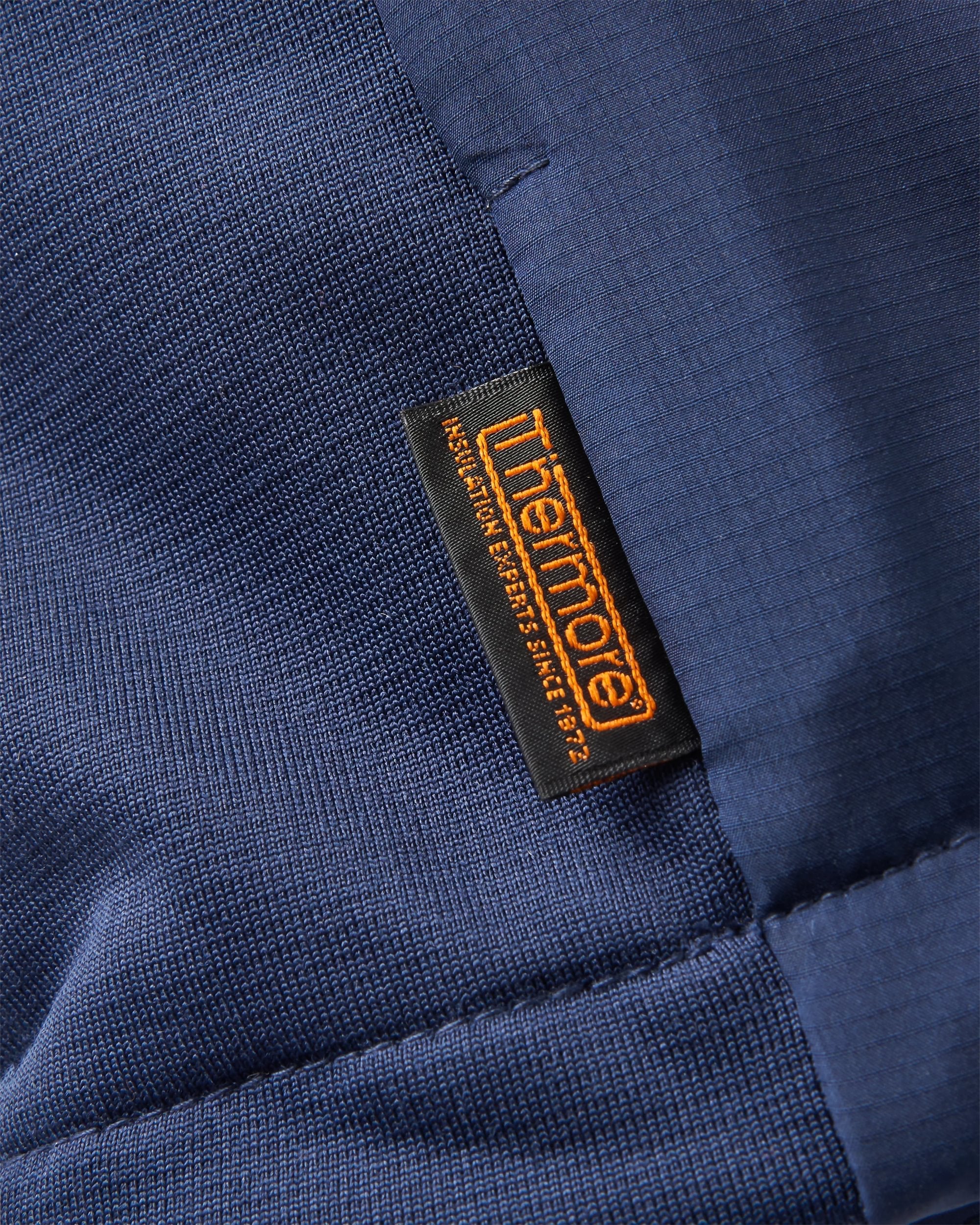 Shasta Lightweight Recycled Thermore® Insulated Vest - Rich Navy/Dark Denim/Arctic - Flatlay