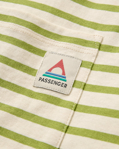 Zen Relaxed Fit T-Shirt - Tea Green - Flatlay