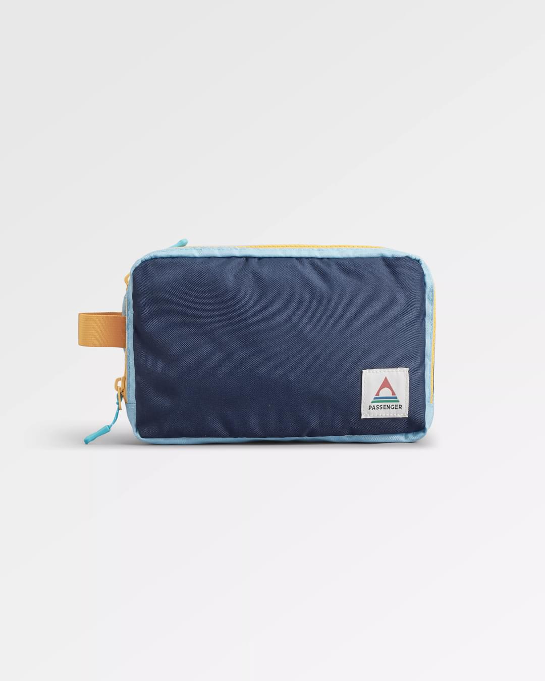 Travel Recycled Wash Kit - Navy/Blue - Flatlay