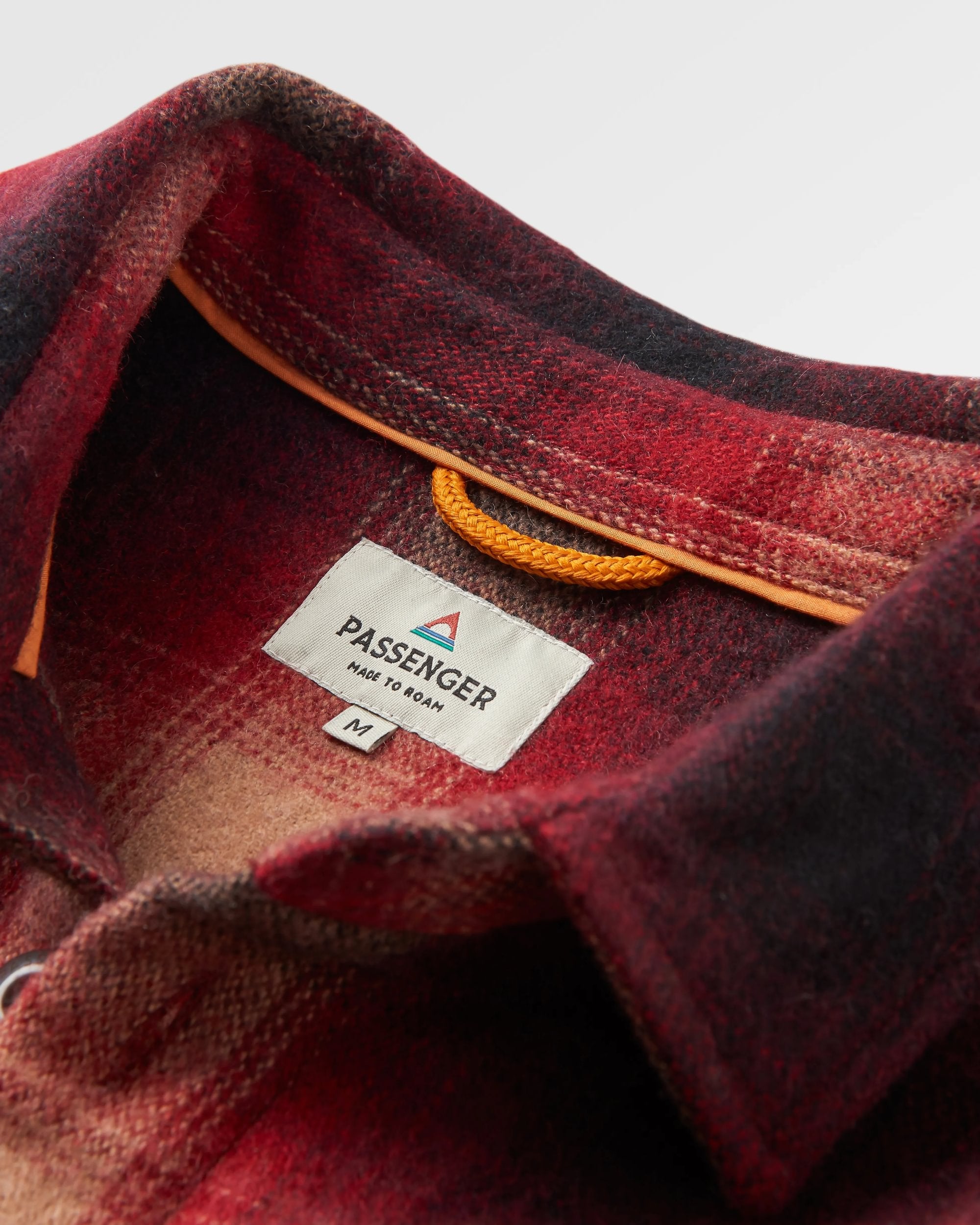 Barren Overshirt - Wine - Flatlay