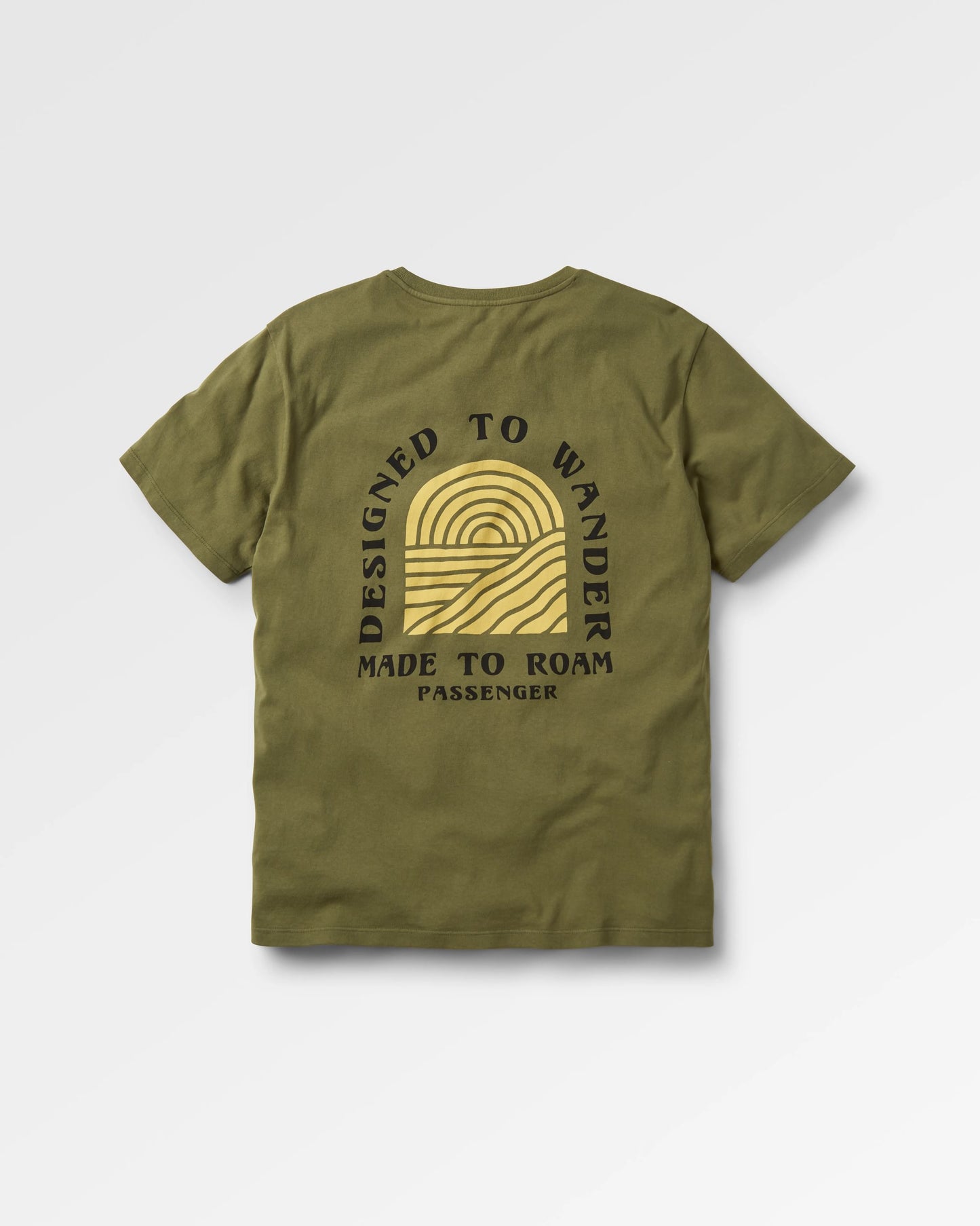 Sundown Recycled Cotton T-Shirt - Khaki