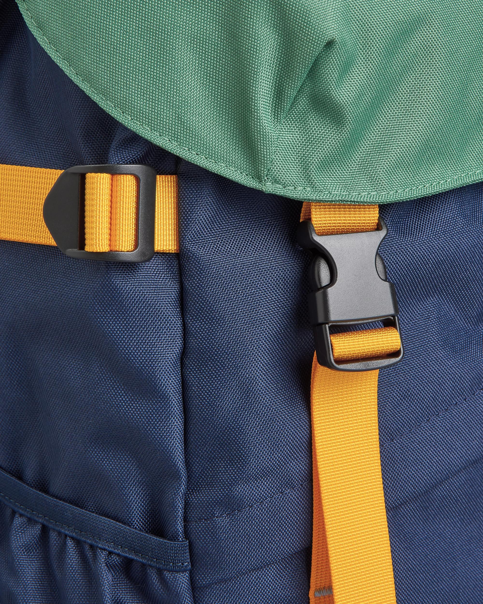 Boondocker Recycled 26L Backpack - Navy/ Laurel Green - Flatlay