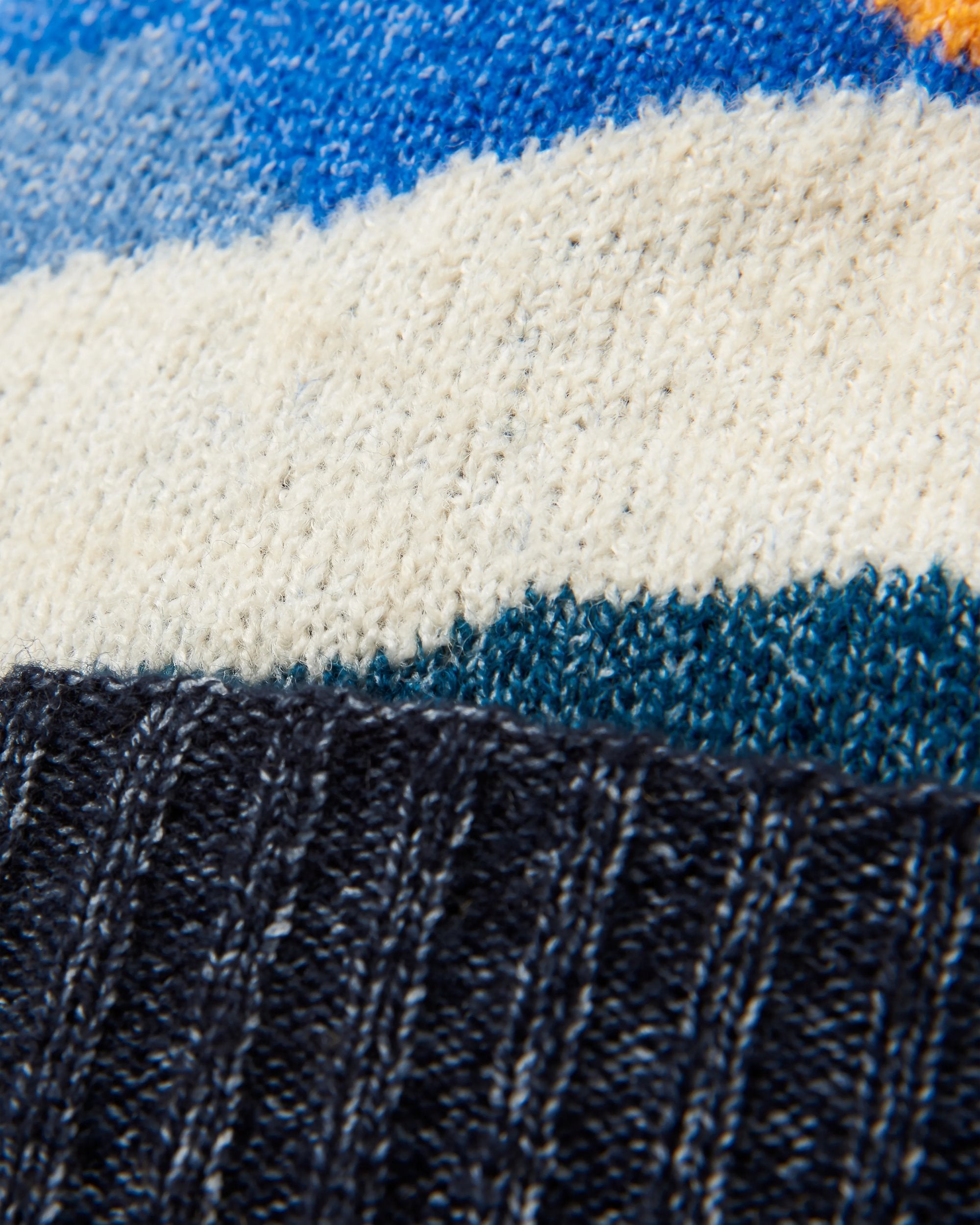 Scenic Recycled Bobble Hat - Scenic Orange - Flatlay