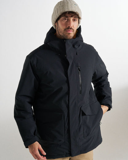 Rainier Waterproof Parka - Black - Studio Model