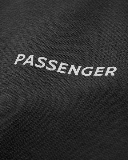 Roamer Men's Recycled Cotton Sweatshirt - Black - Flatlay