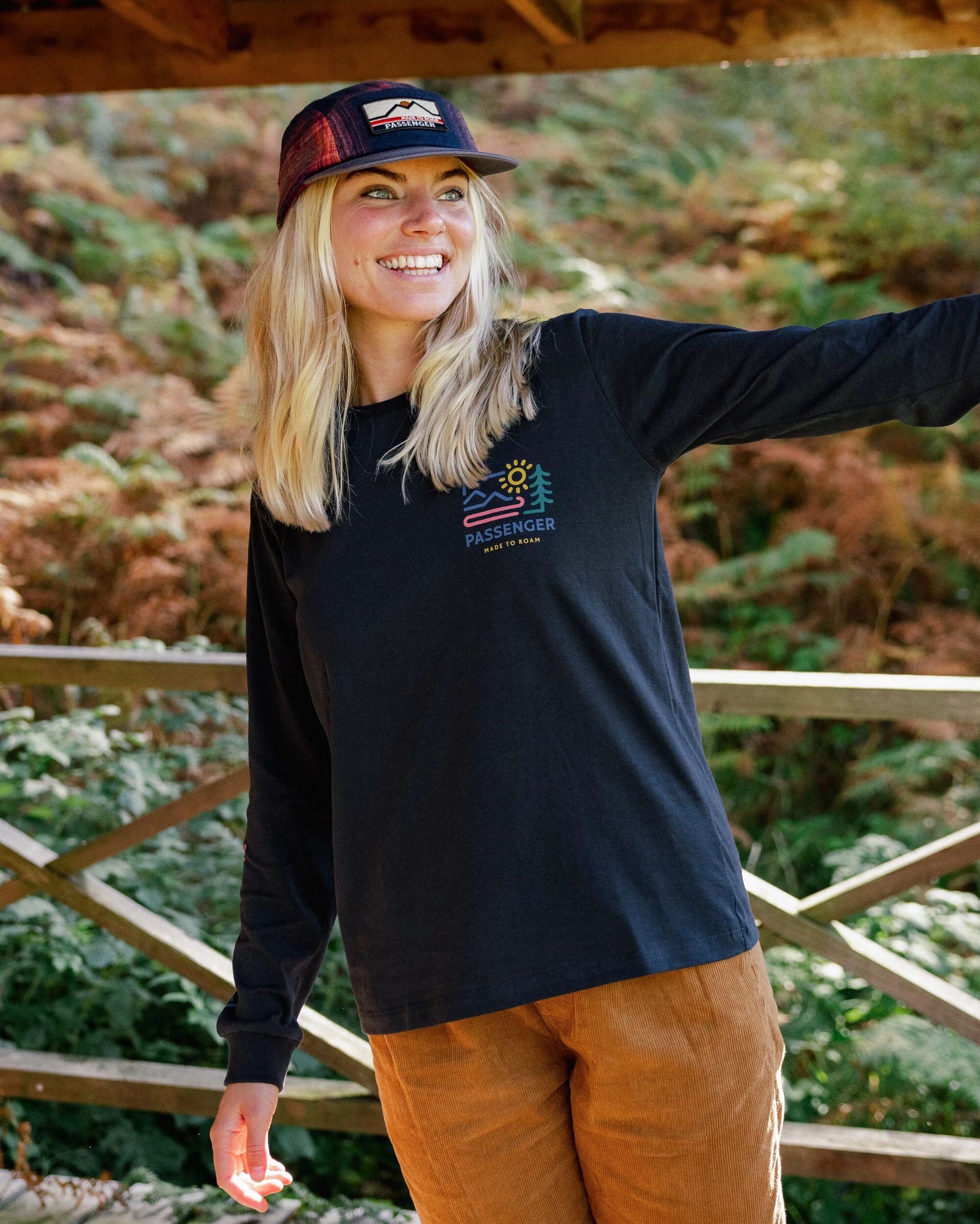 Phoenix Recycled LS T-Shirt - Black - Lifestyle