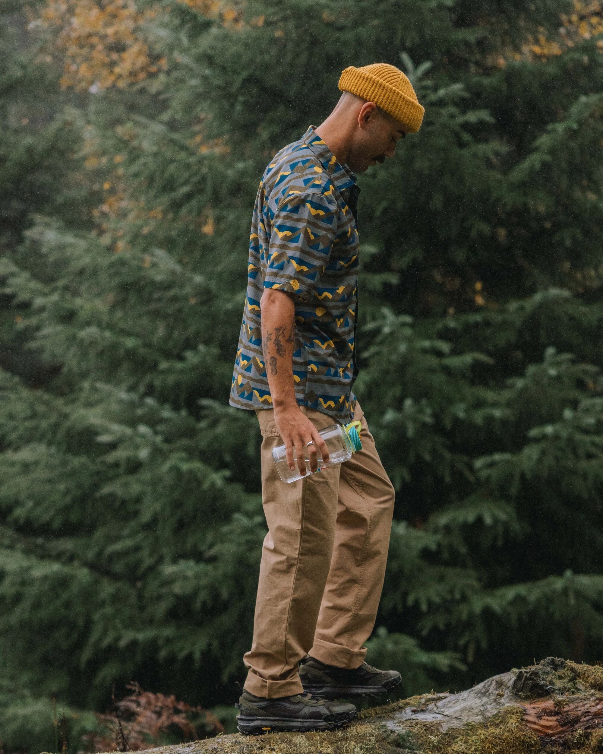 365 Recycled Active Shirt - Views Dark Olive - Lifestyle