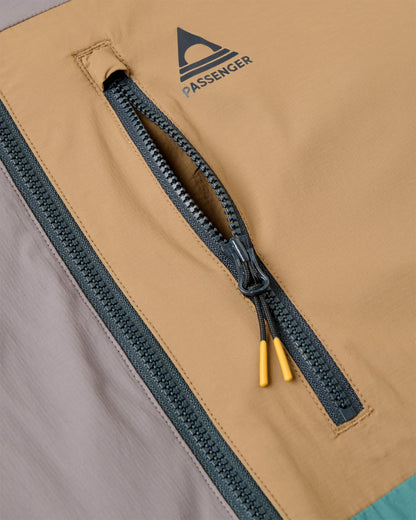 Tahoe Lined Windproof Jacket - Deep Ocean/Slate Grey - Flatlay