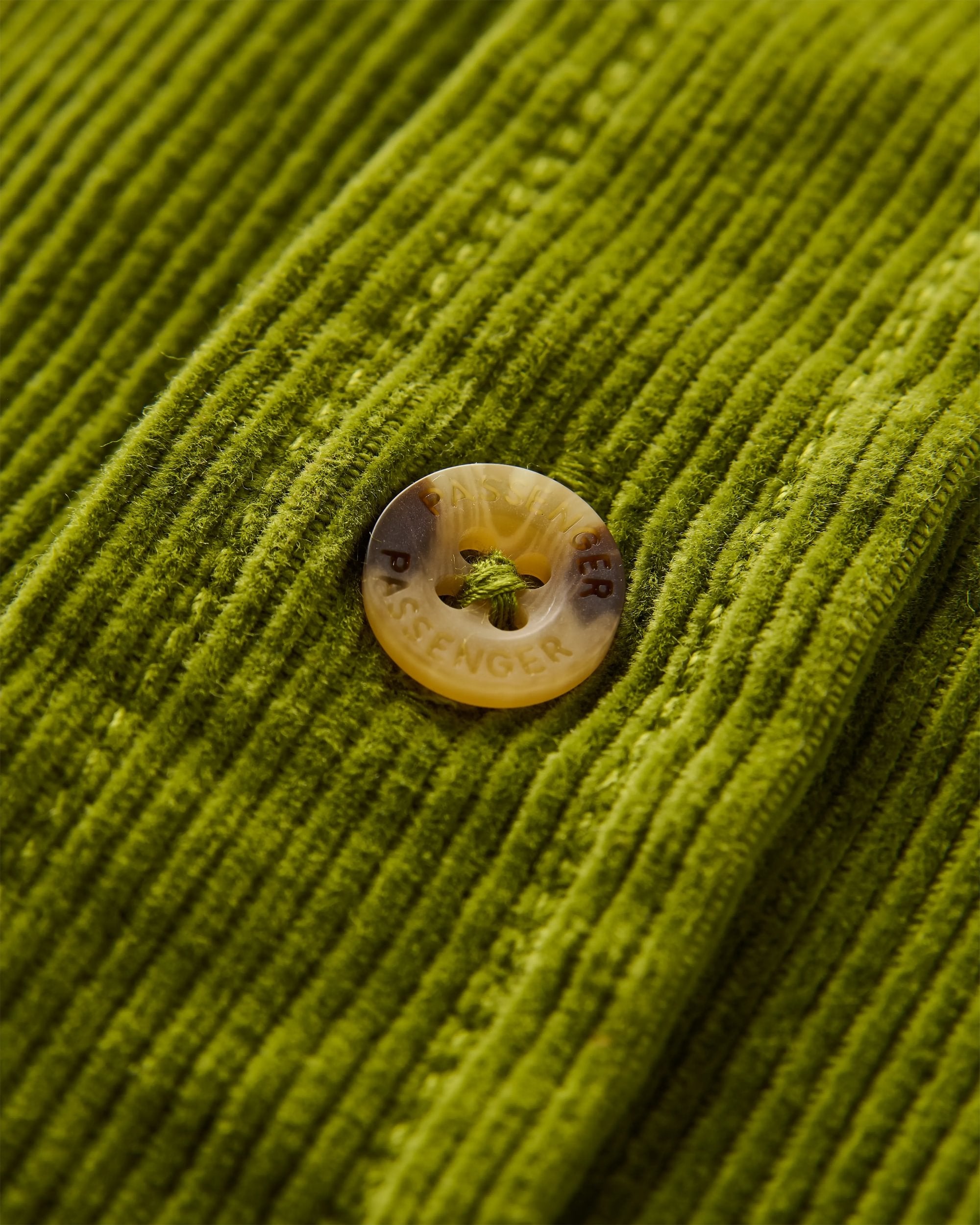 Backcountry Cord Shirt - Tea Green - Flatlay