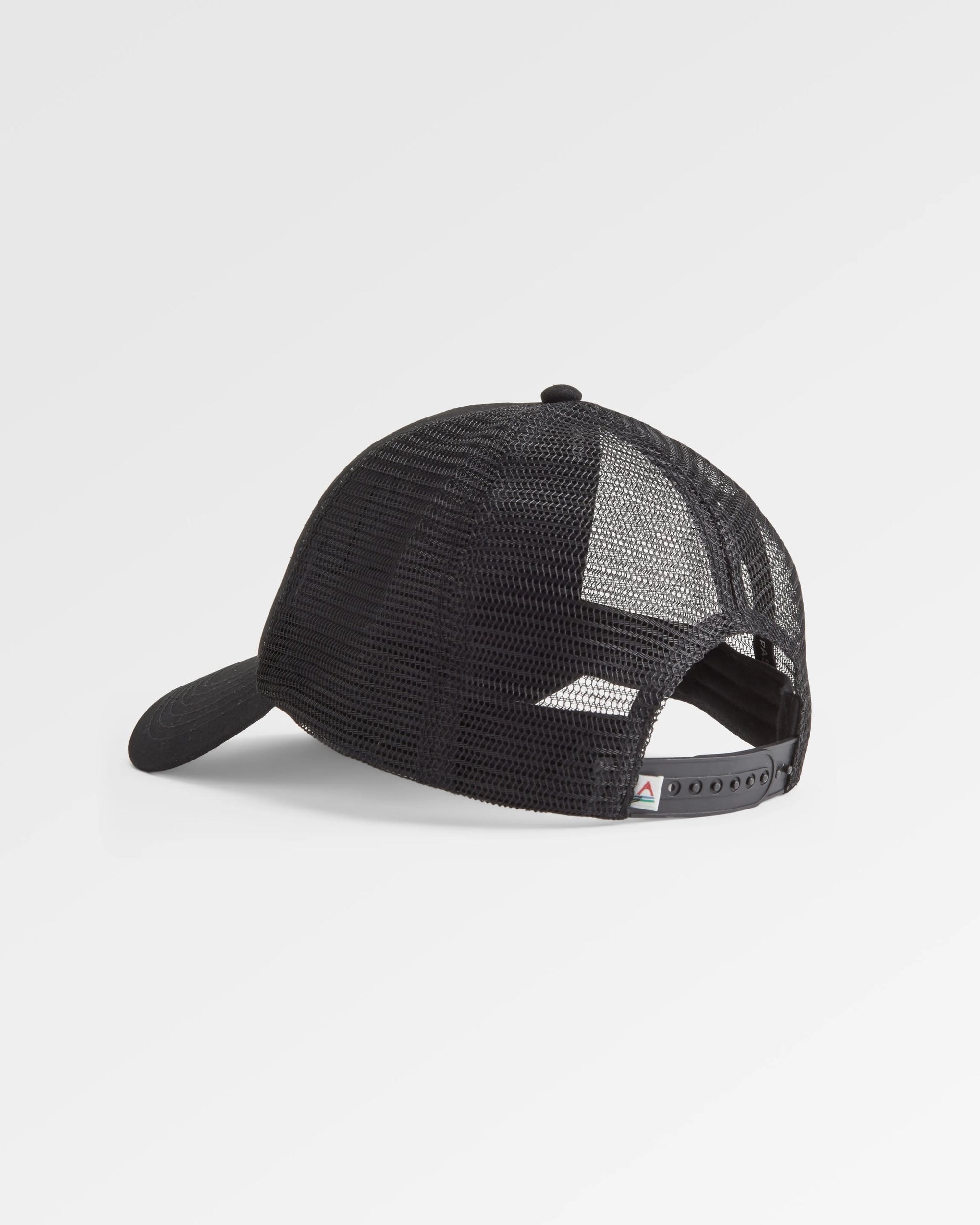 Odyssey Mesh Snapback Cap - Black - Flatlay