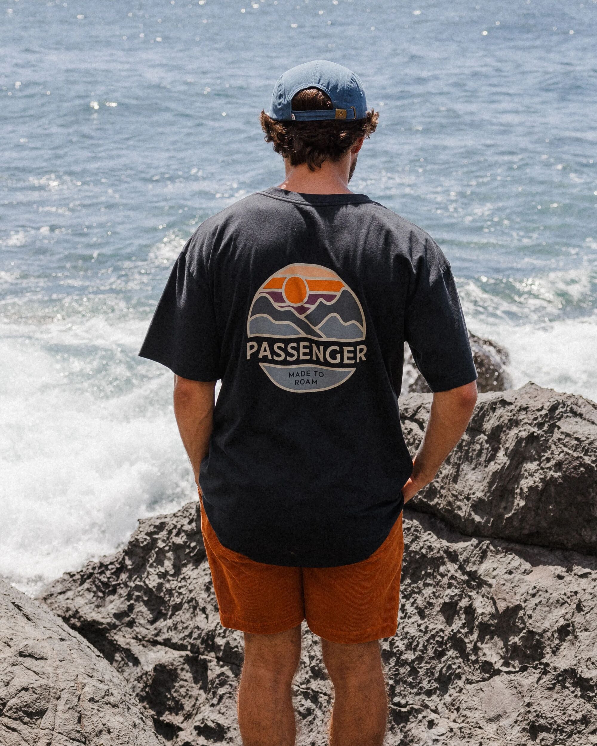 Laidback Recycled Cotton Relaxed Fit T-Shirt - Black - Lifestyle