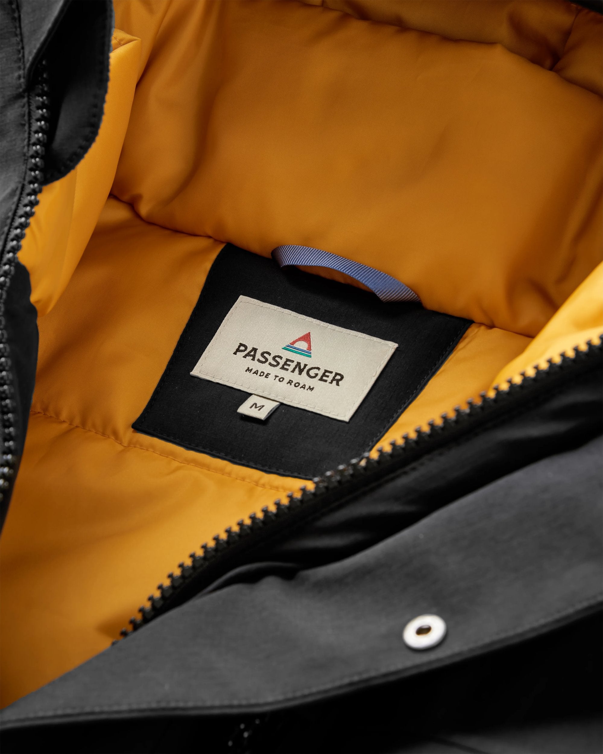 Rainier Waterproof Parka - Black - Flatlay