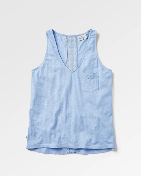 Rivergate Recycled Cotton Top - Cornflower