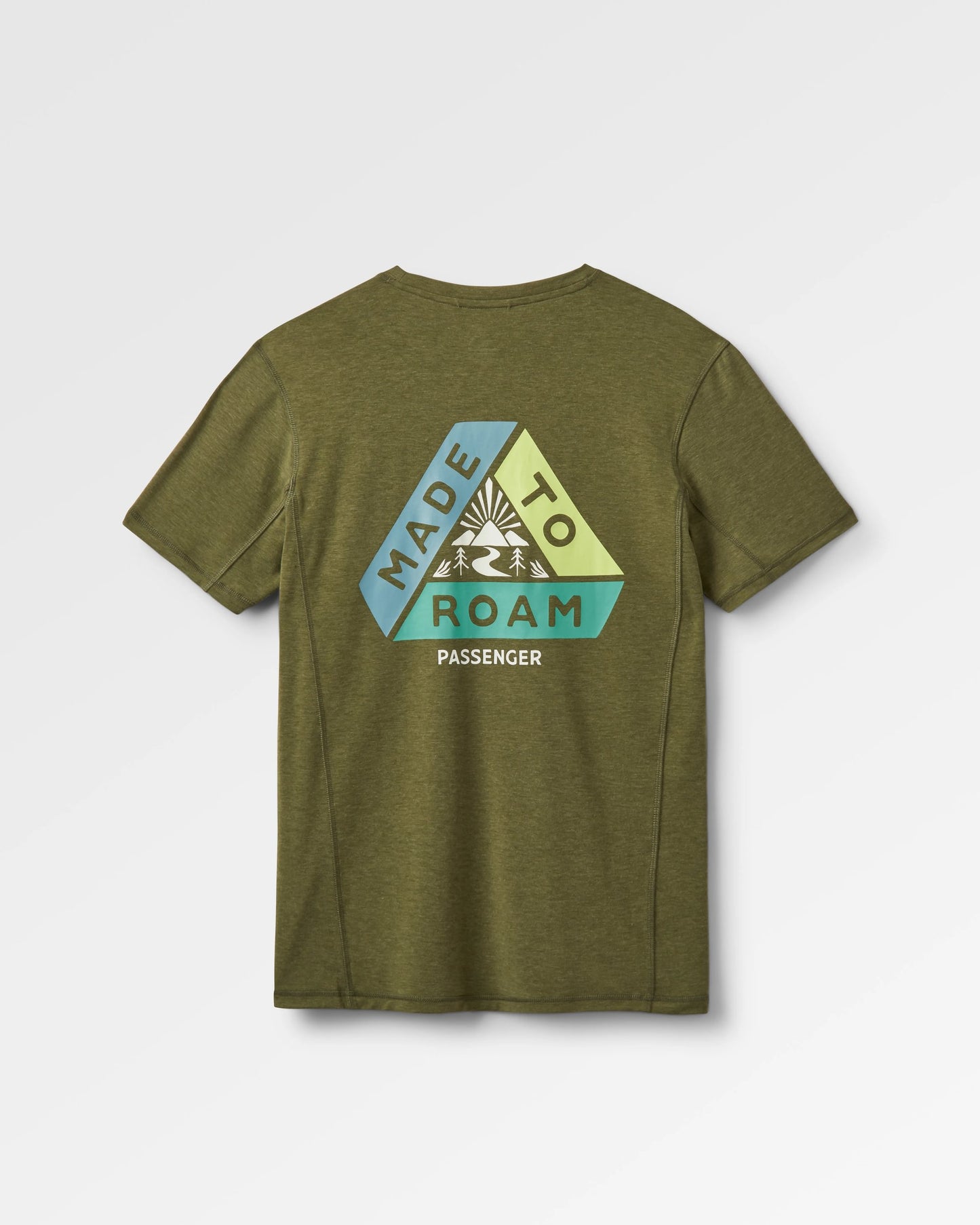 Kirkwood Textured Active T-Shirt - Khaki