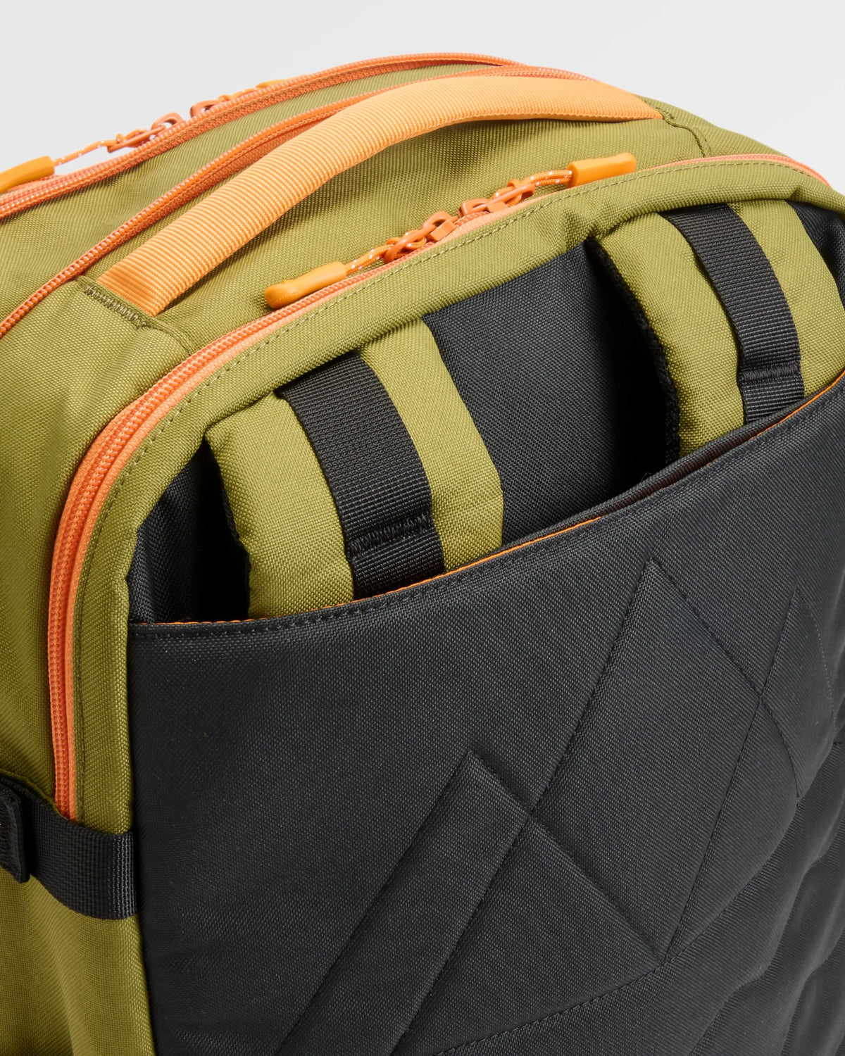 Boondocker Expandable Travel Pack - Black/Khaki - Flatlay