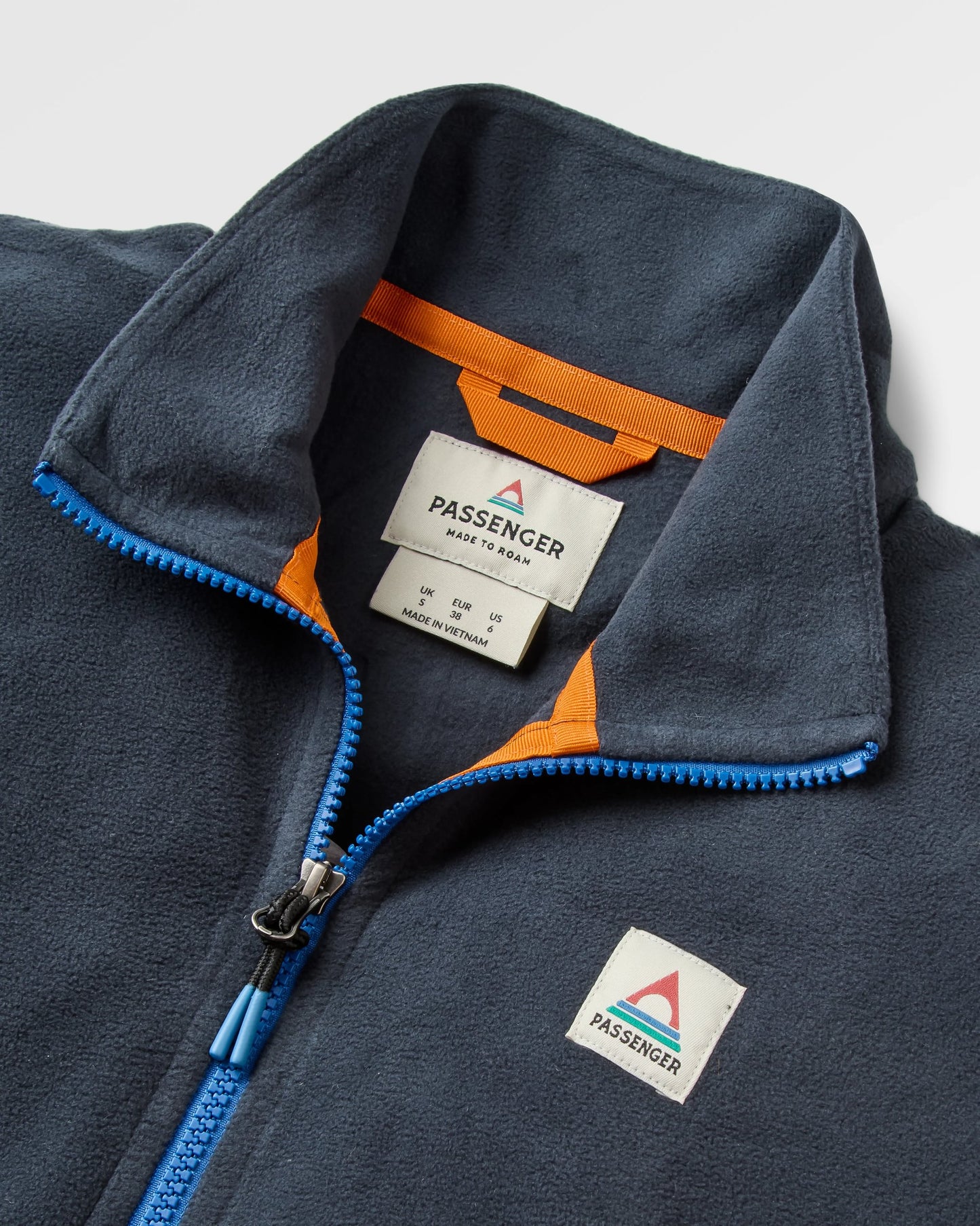 Ayla Recycled Micro Polartec® Fleece - Black - Flatlay