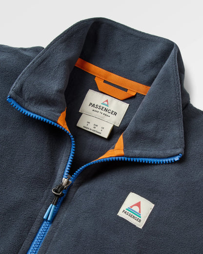 Ayla Recycled Micro Polartec® Fleece - Black - Flatlay