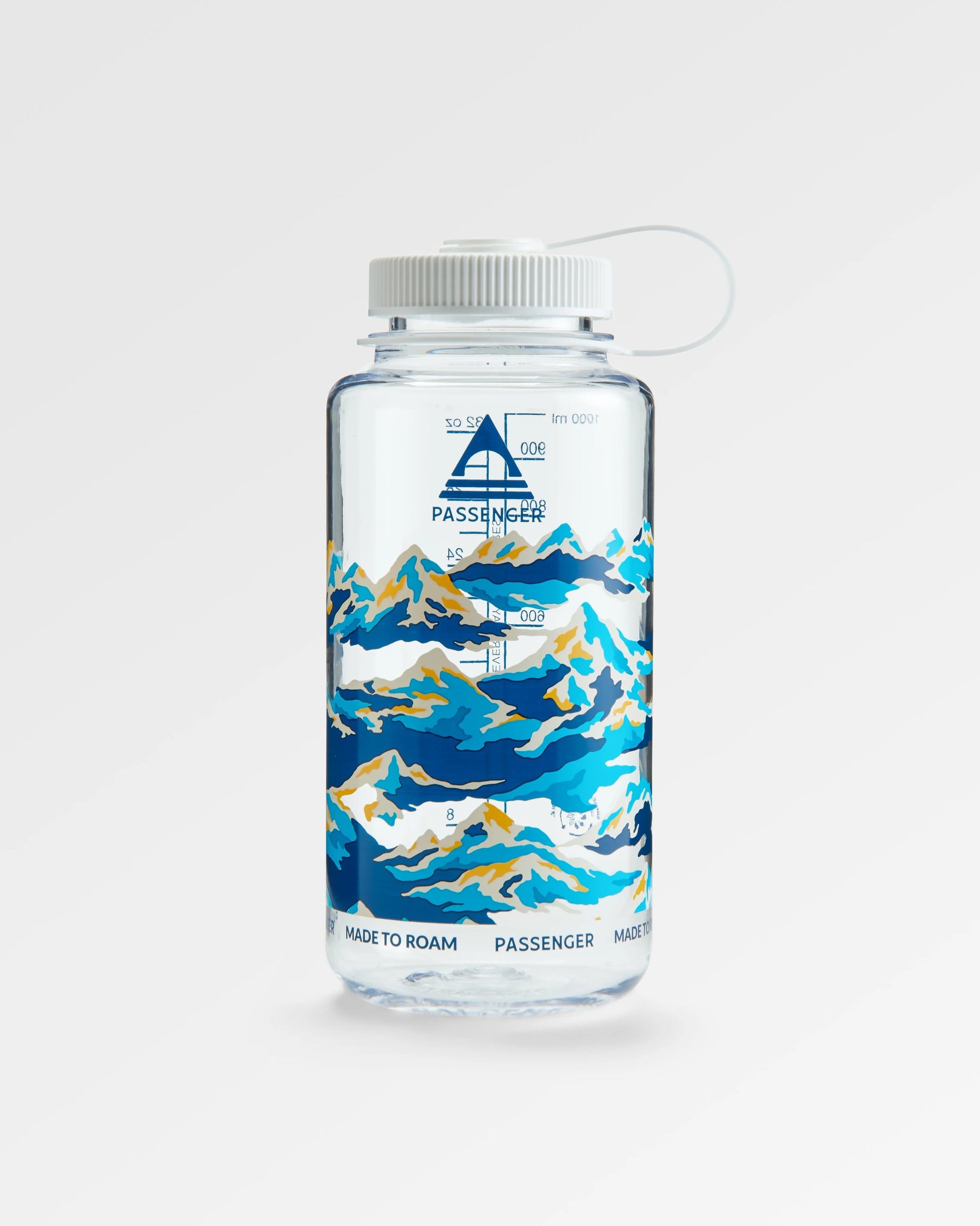 Nalgene 1L Wide Mouth Water Bottle - Winter Mountains