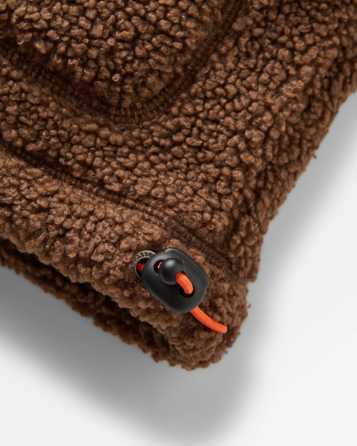 Clover Sherpa Fleece Pullover - Chestnut - Flatlay
