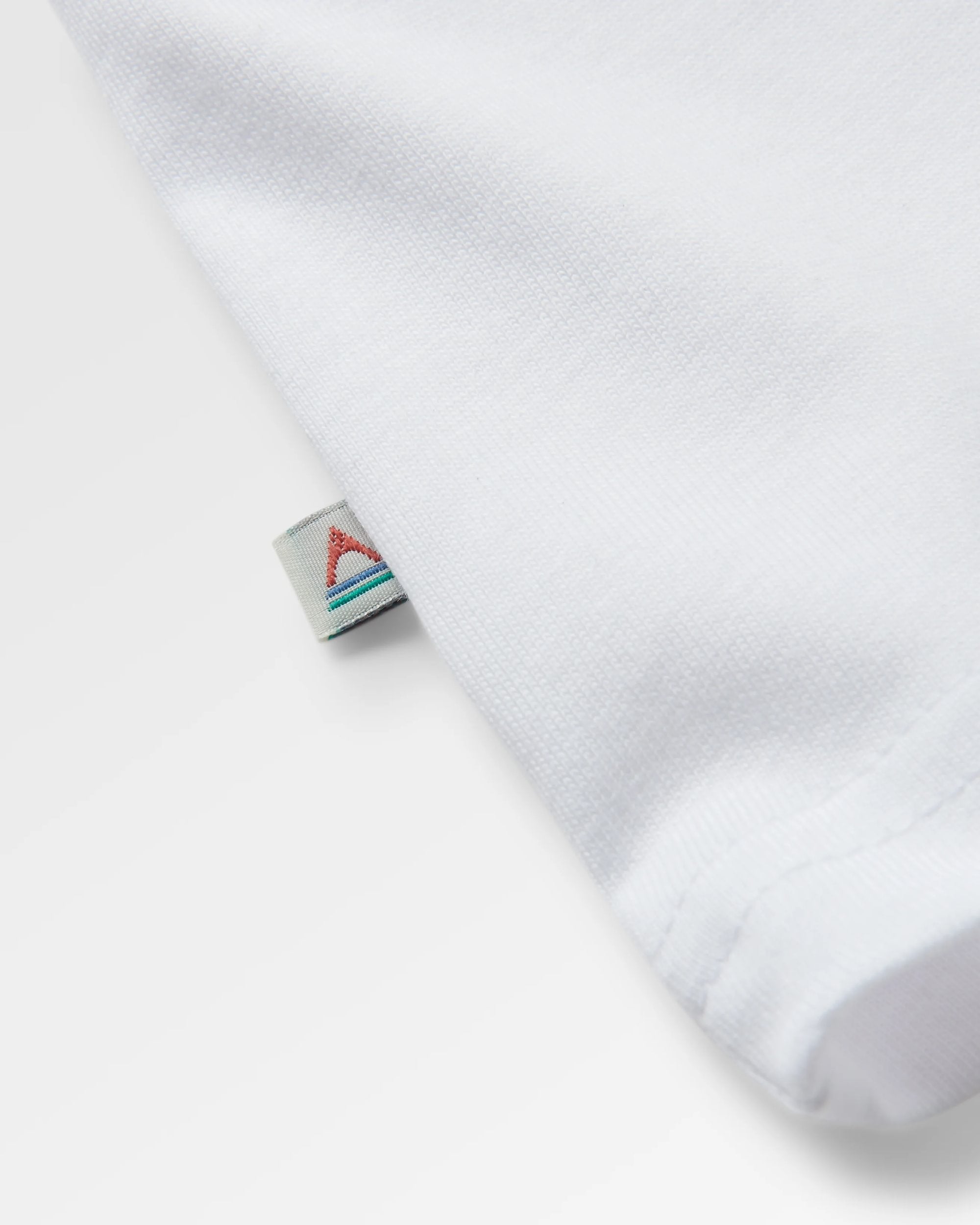 Phoenix Organic Cotton T-Shirt - White - Flatlay