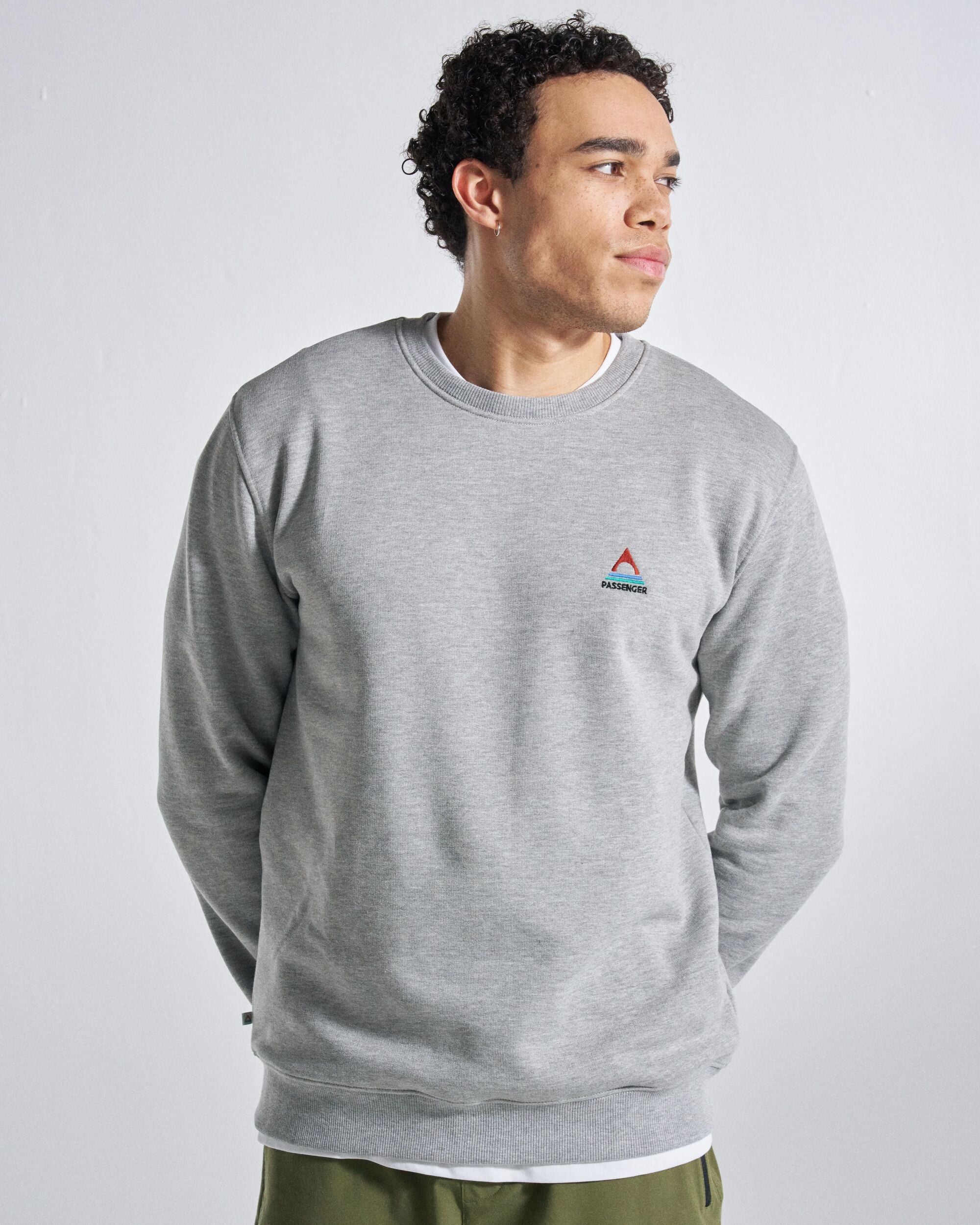 Vita Sweatshirt - Grey Marl - Studio Model
