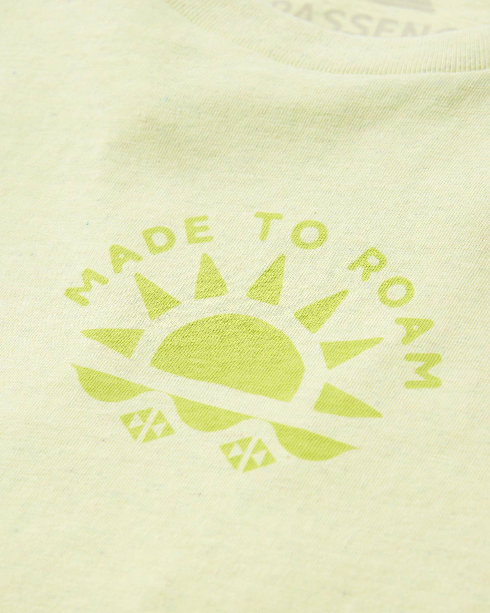 Sunburst Organic T-Shirt - Soft Lime Juice