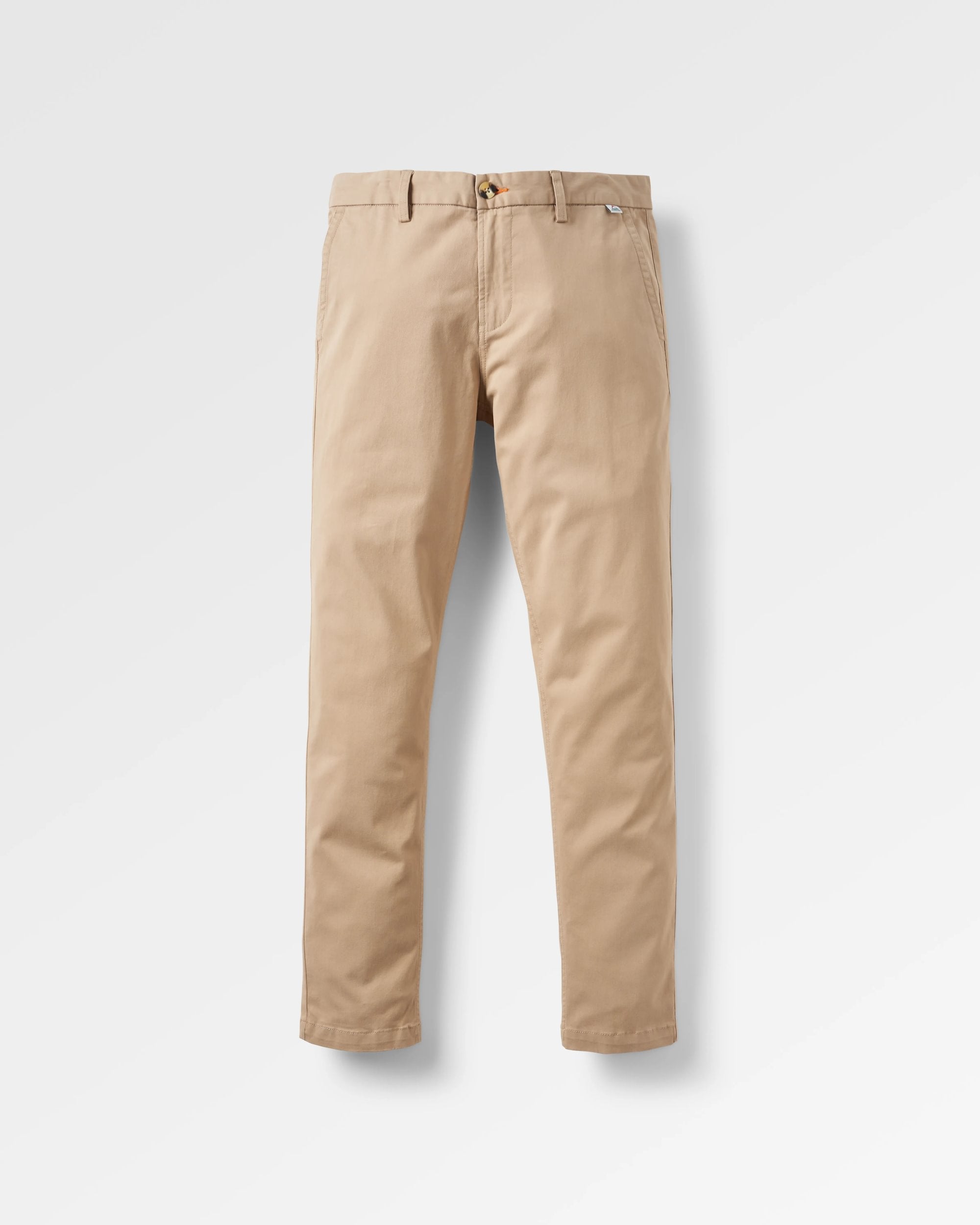 365 Organic Cotton Trouser - Chinchilla Brown - Flatlay