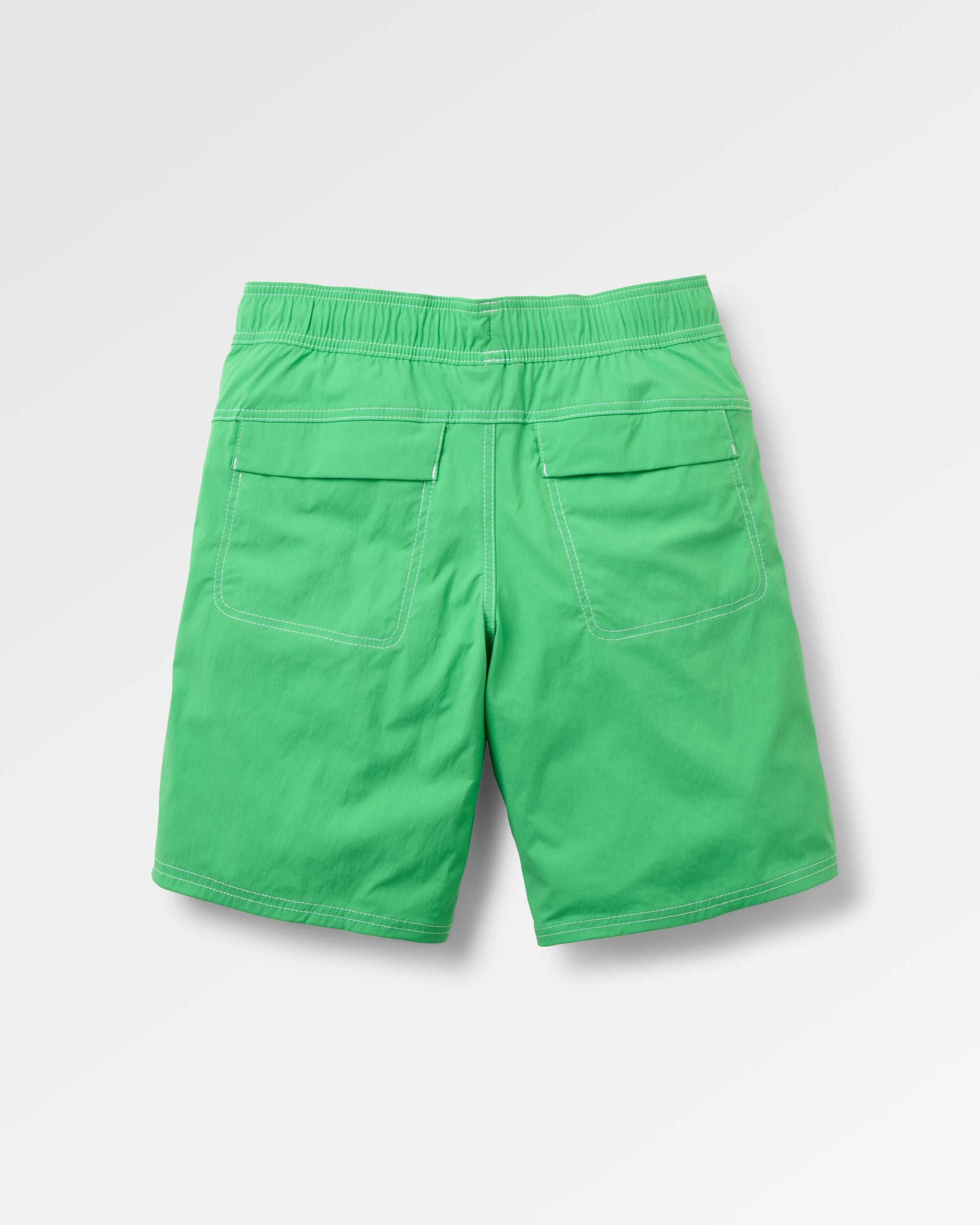 Searcher Longer Line Boardshort - True Green - Flatlay