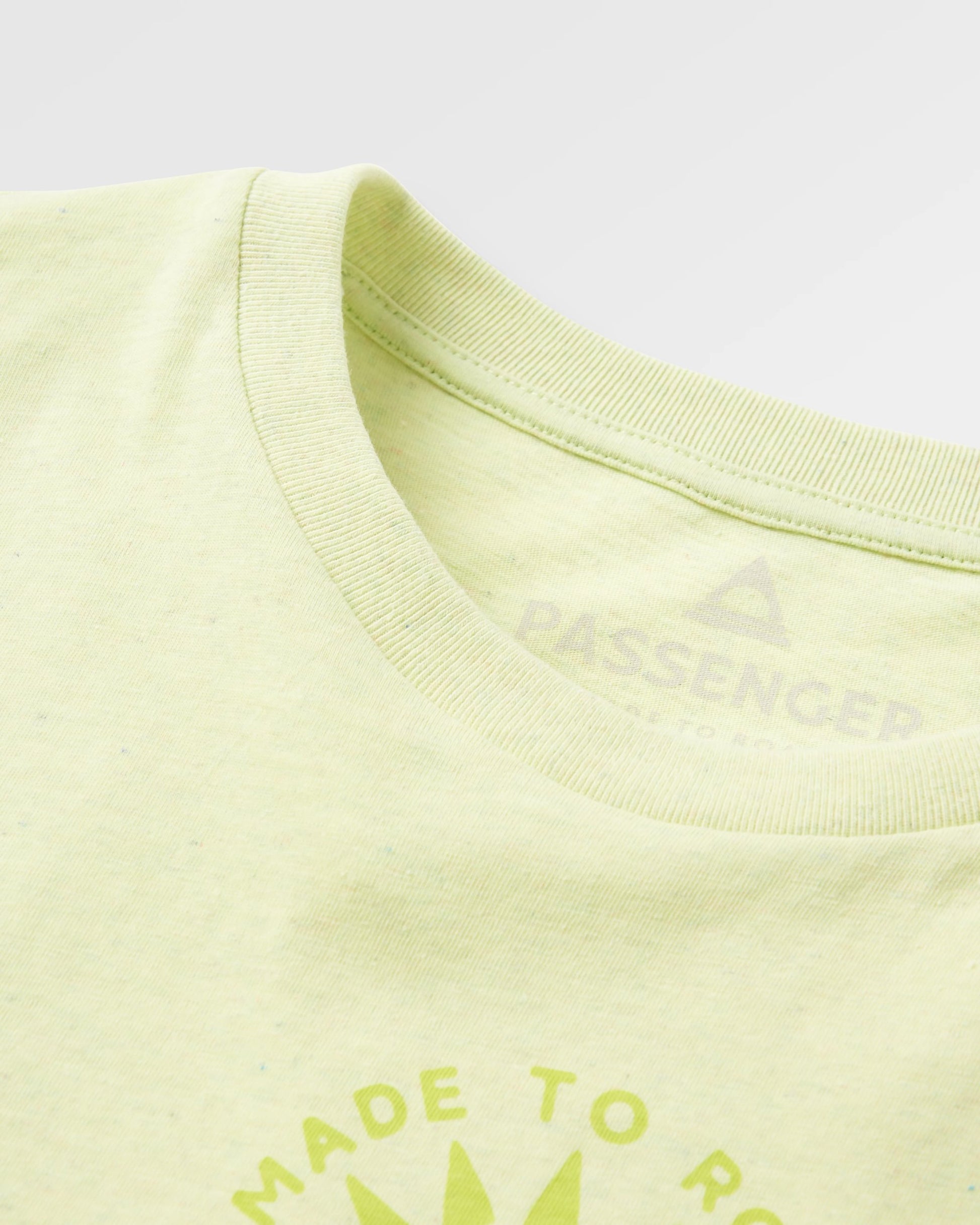 Sunburst Organic T-Shirt - Soft Lime Juice