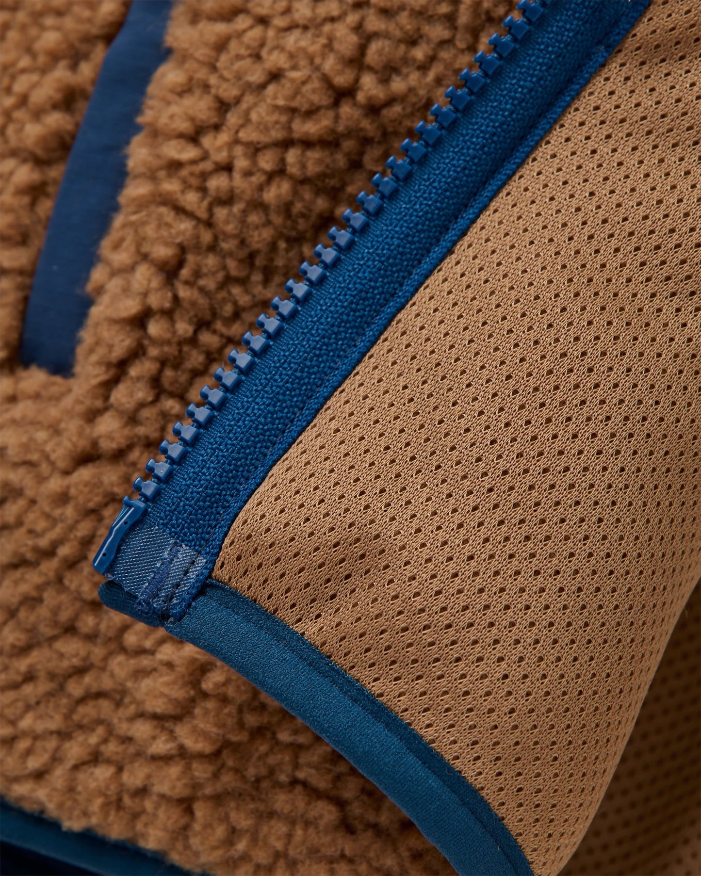 Valiant Deep Pile Fleece - Toffee - Flatlay