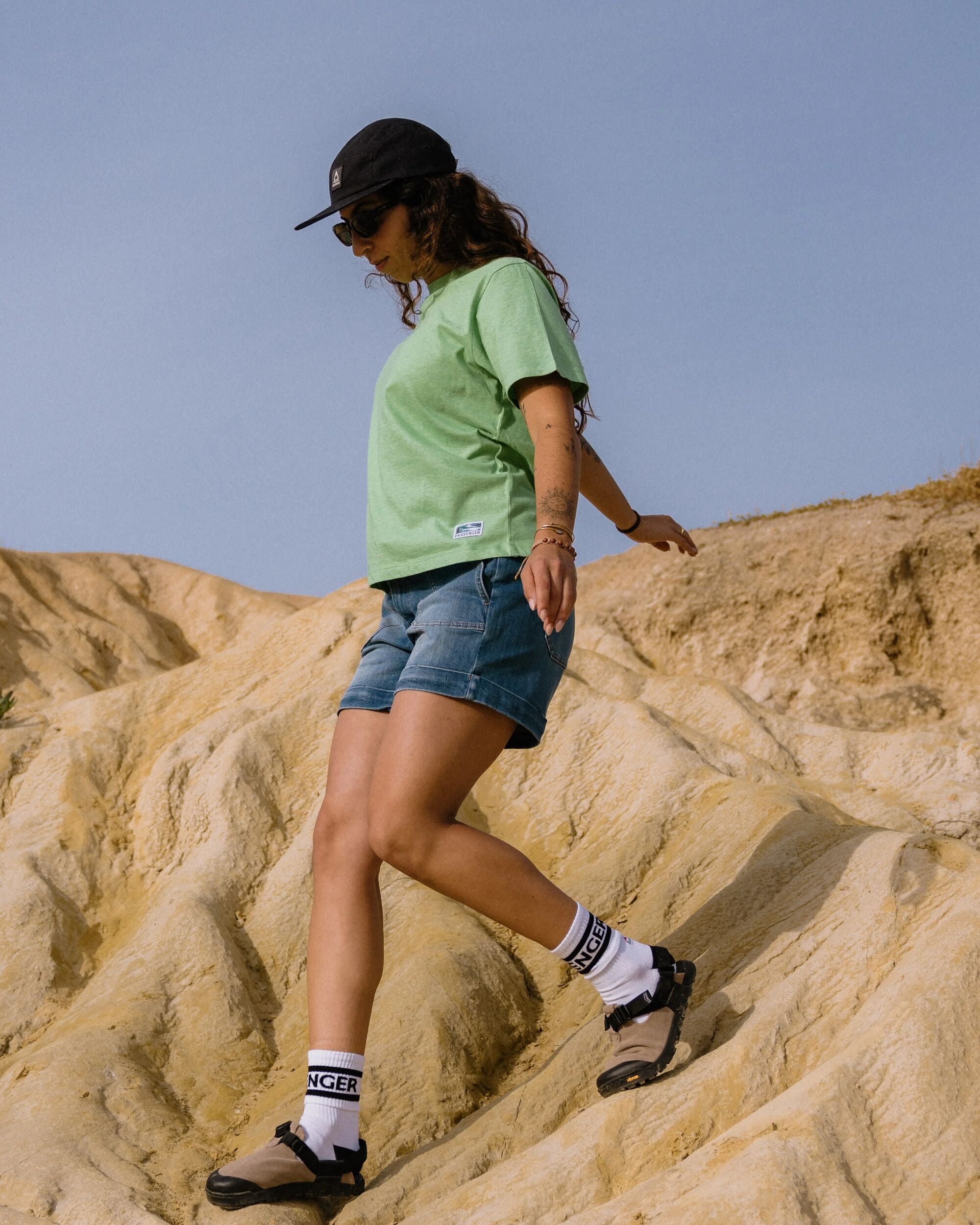 Legacy T-Shirt - True Green Marl - Lifestyle