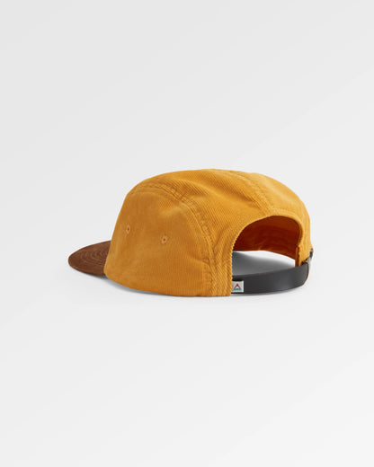 Fixie Recycled Cord 5 Panel Cap - Golden Spice