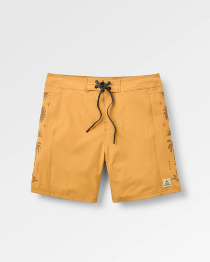 Rialto 16" Boardshort - Spruce Yellow - Flatlay